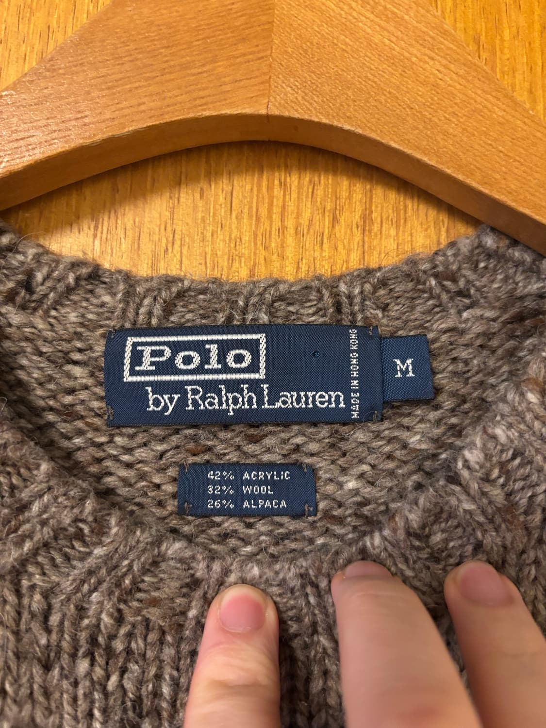 폴로 랄프로렌 브라운 니트 스웨터 상품이미지3