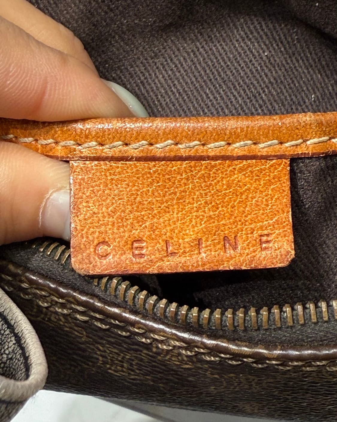 셀린느 브라운 마카담 미니 바게트백  상품이미지8