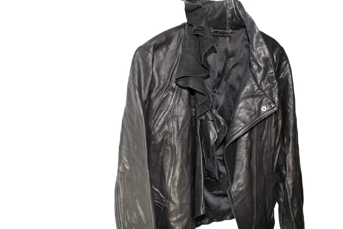 Diane von Furstenber 다이앤본퍼스텐버그 프릴 레더 자켓 상품이미지6