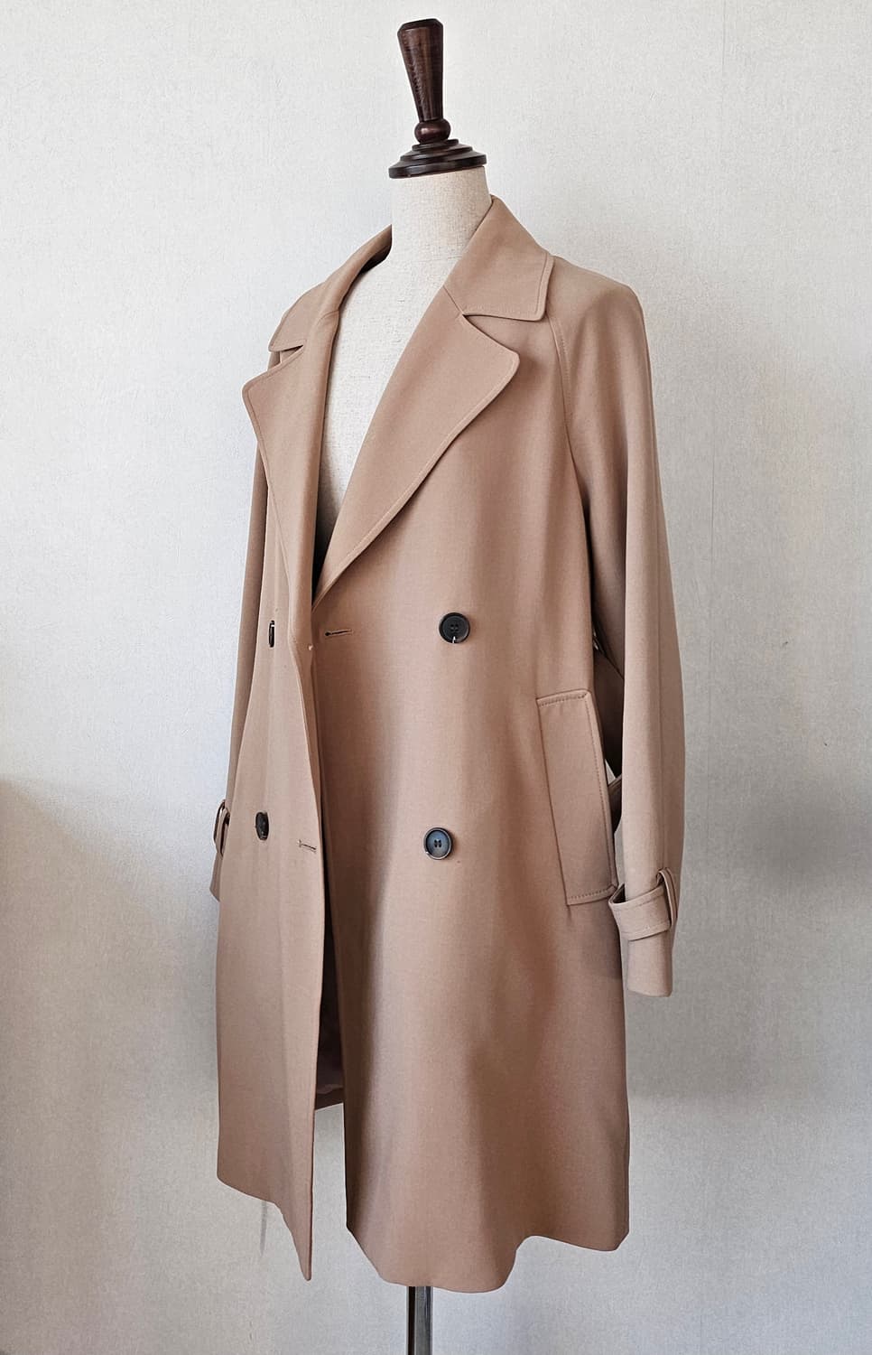 미쏘 베이지 하프 트렌치코트 S / 봄코트 하객룩 상품이미지6