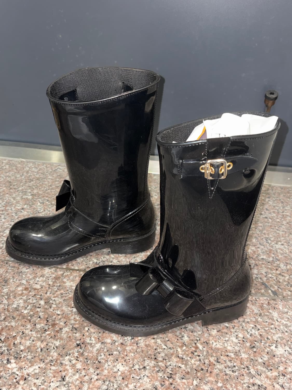 RED VALENTINO ribbon rainboots 상품이미지2