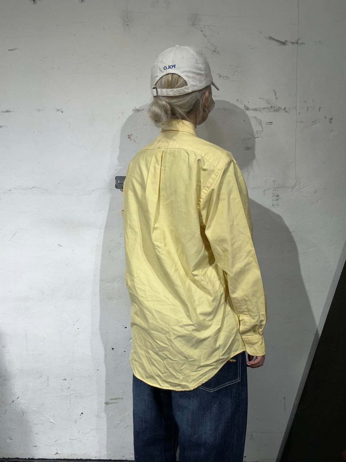 폴로 랄프 로렌 골프 옐로우 솔리드 셔츠 90 상품이미지3