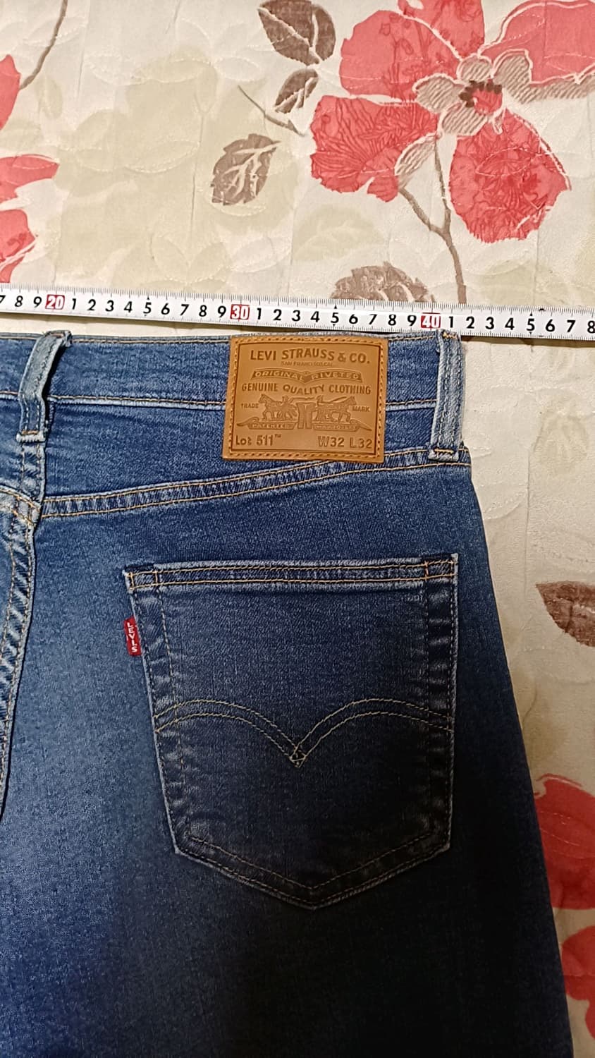 리바이스 511 잘늘어나는 스판청바지 32인치 기장104 상품이미지8