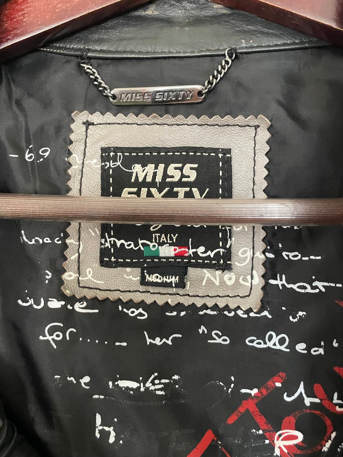 미스식스티 miss sixty 블랙 가죽 재킷 상품이미지6