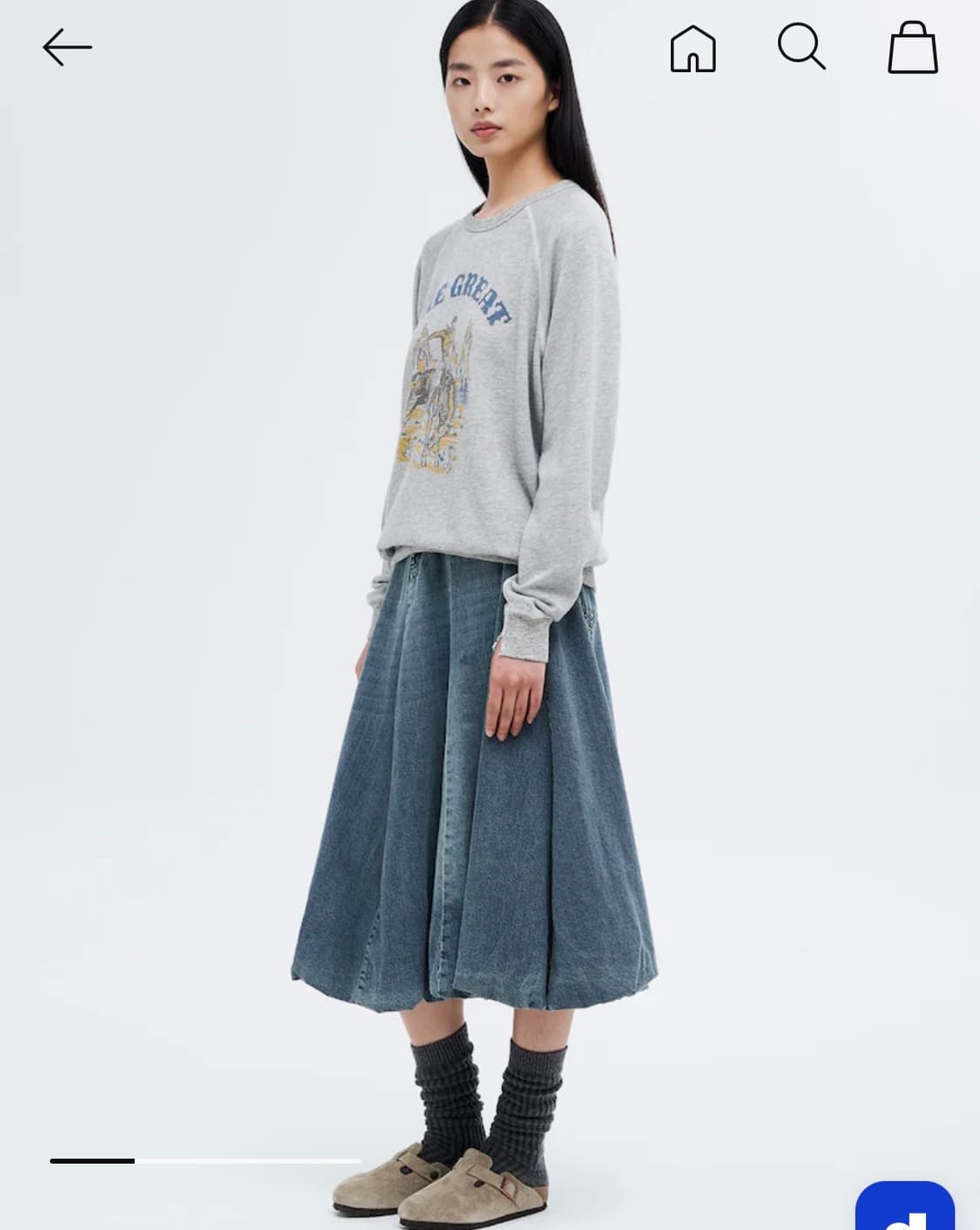 Sea New York 씨뉴욕 데님 스커트 새상품 상품이미지2