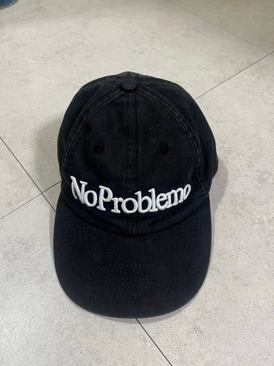 Aries NoProblem 검정색 볼캡 모자 상품이미지1