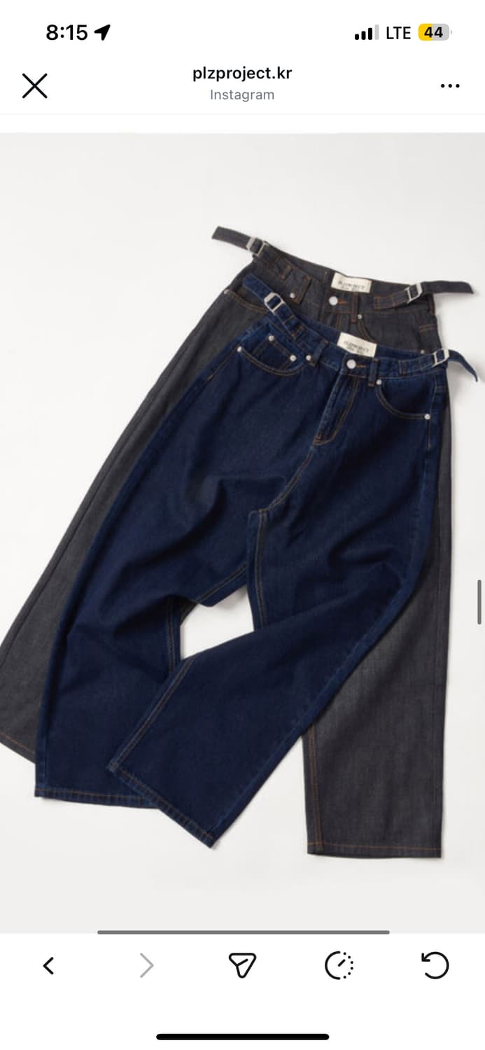 플리즈프로젝트 SIDE ADJUST BOYFIT DENIM, BLUE 상품이미지1