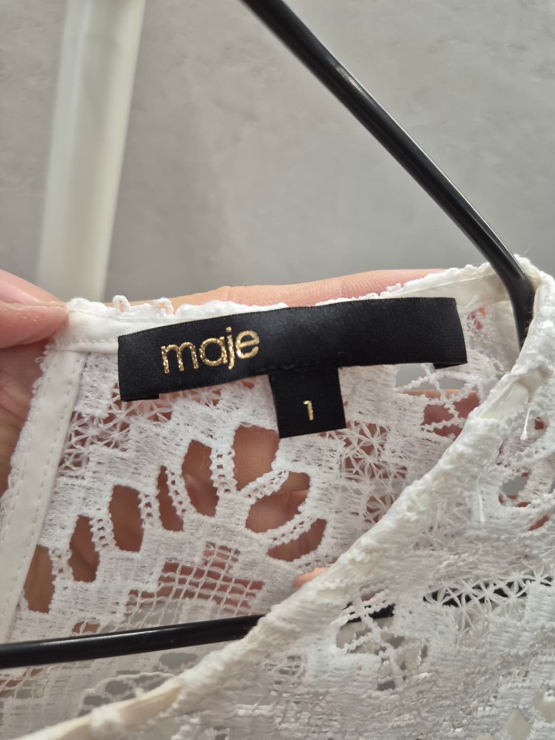 마쥬 레이스 원피스 1사이즈 화이트 상품이미지8