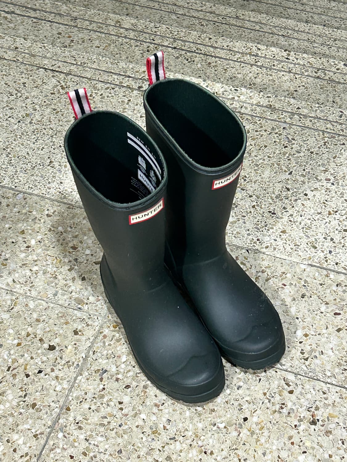 헌터 오리지날 플레이 톨 레인부츠 그린 상품이미지2
