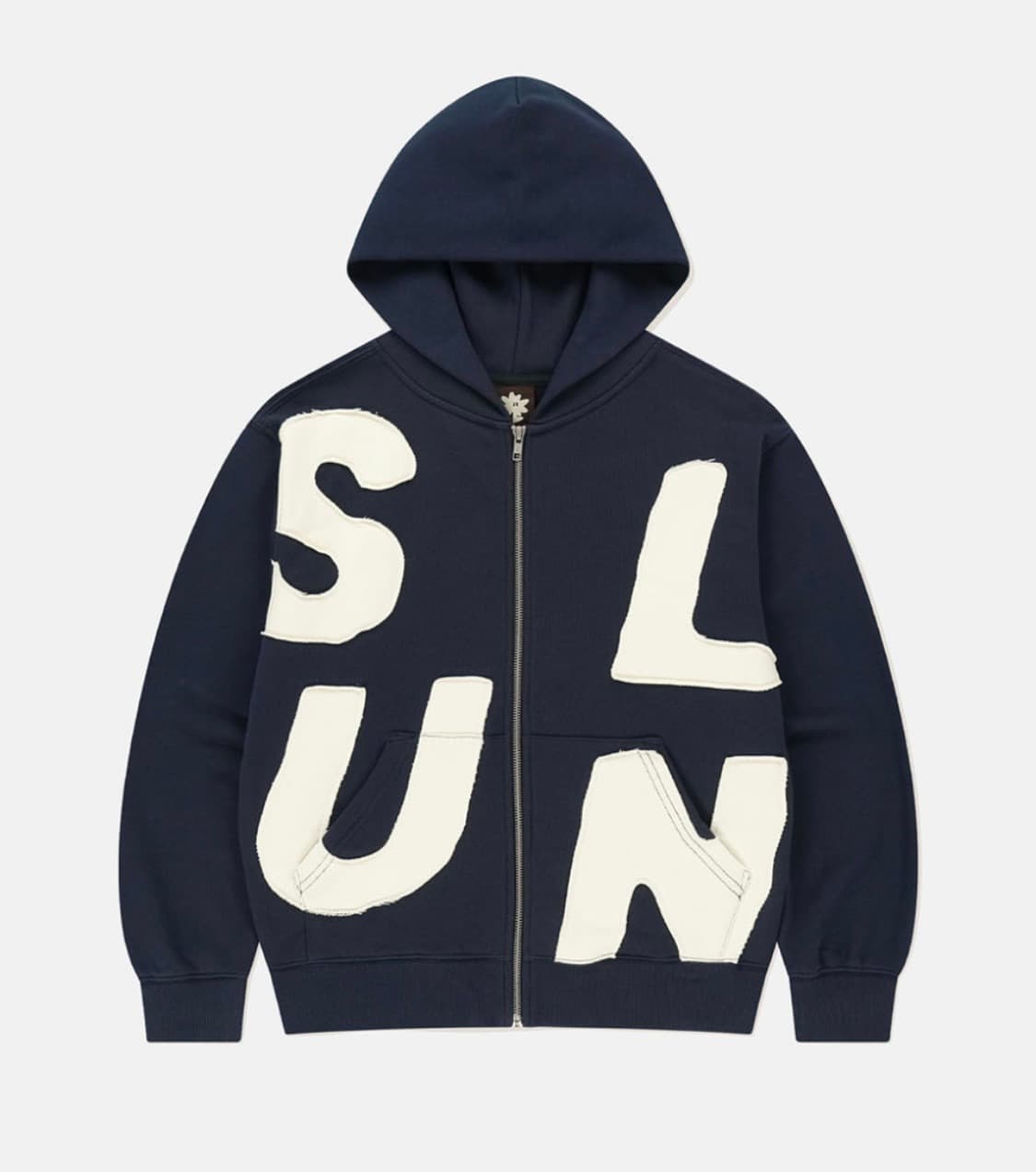 (M)썬러브 캐피탈 후드집업 네이비 상품이미지1