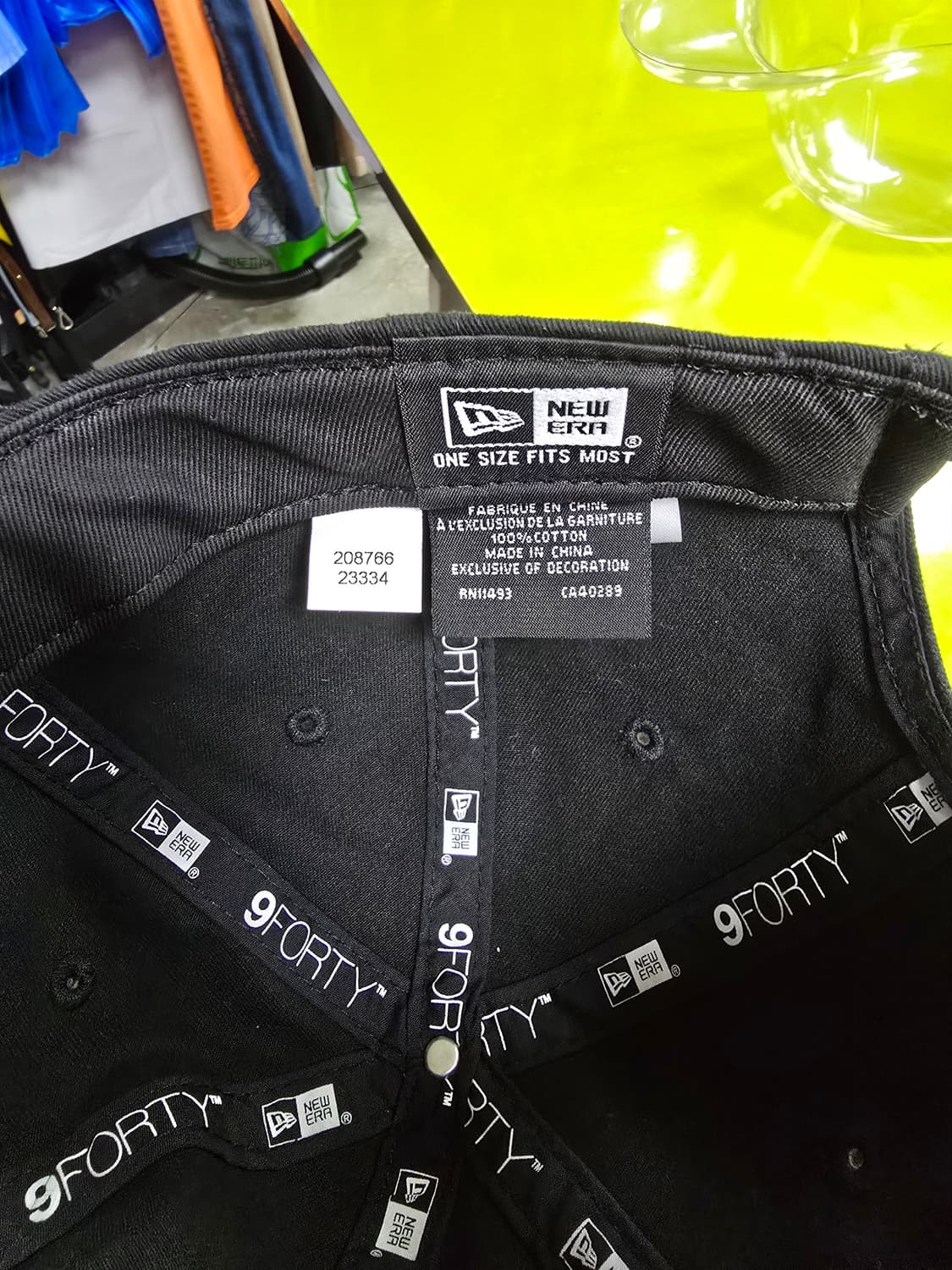 뉴에라 양키스 블랙 볼캡 (1422) 상품이미지6