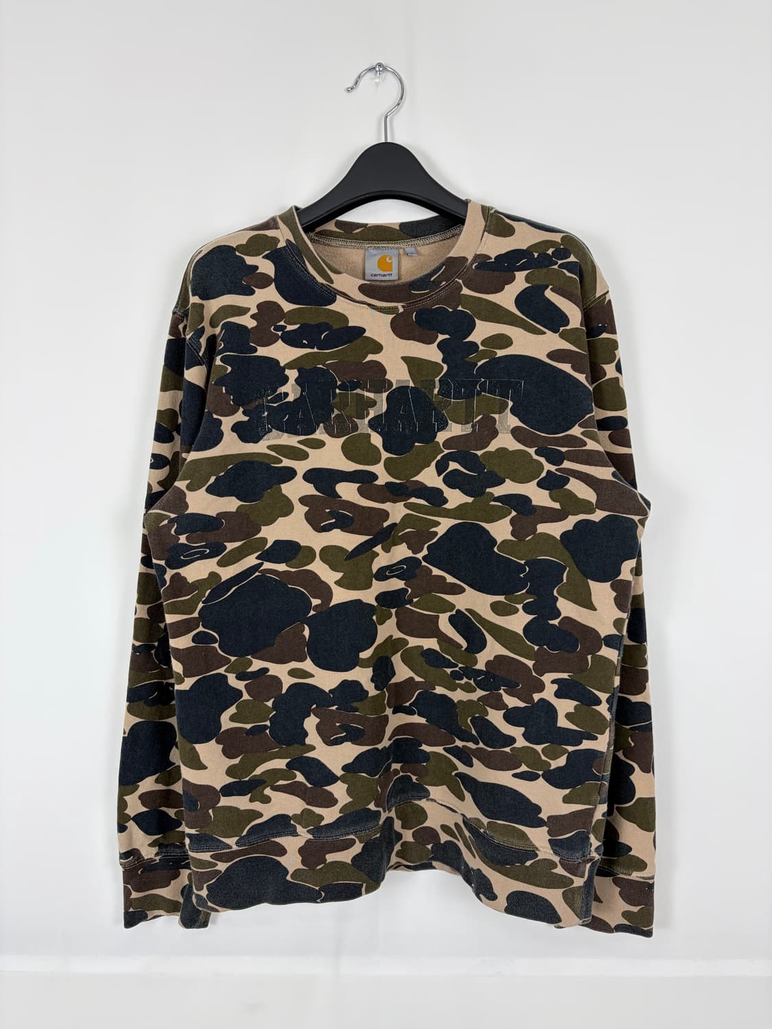 a104) 칼하트 카모 맨투맨 상품이미지1