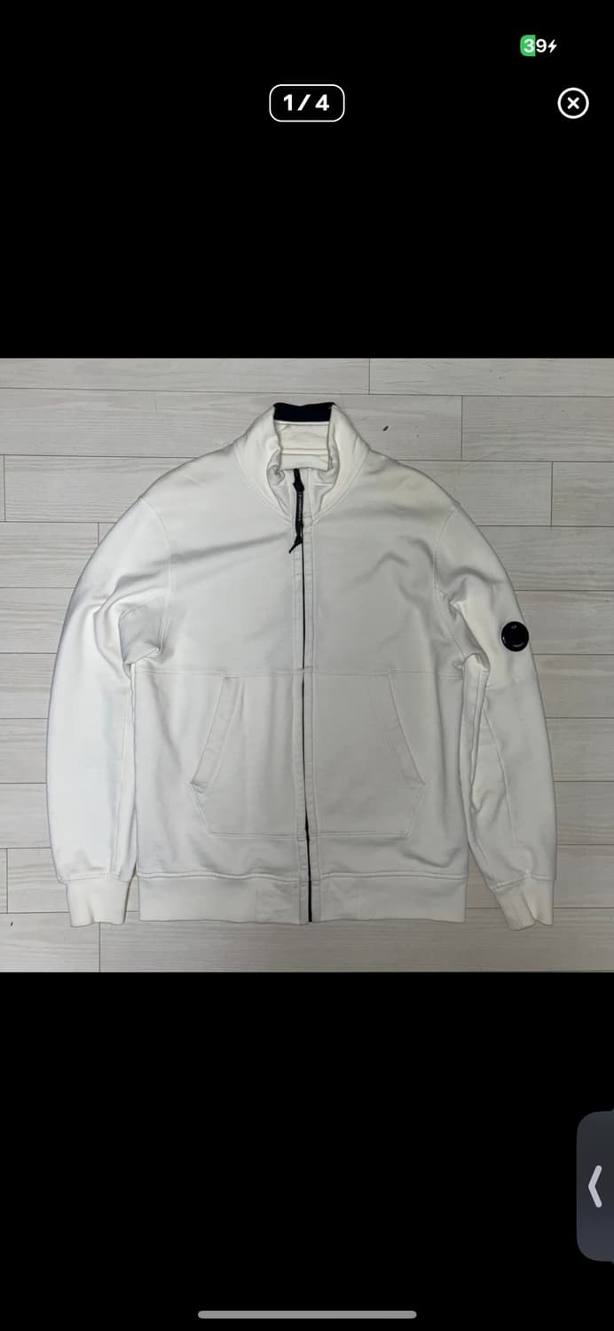 C.P.컴퍼니 브러쉬드 코튼 플리스 집업 상품이미지1