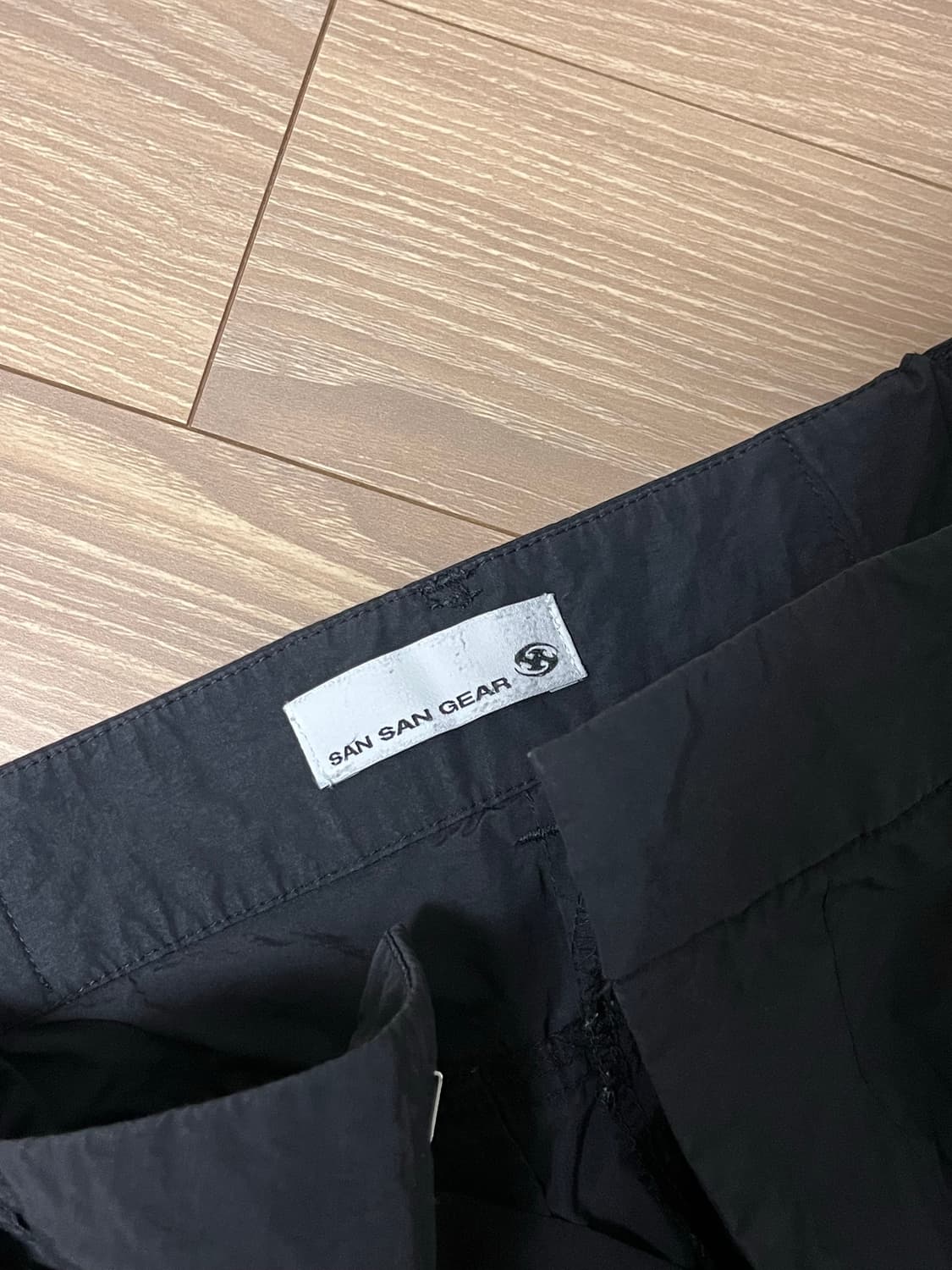 산산기어 사이드 스냅 팬츠 블랙 2사이즈 상품이미지4