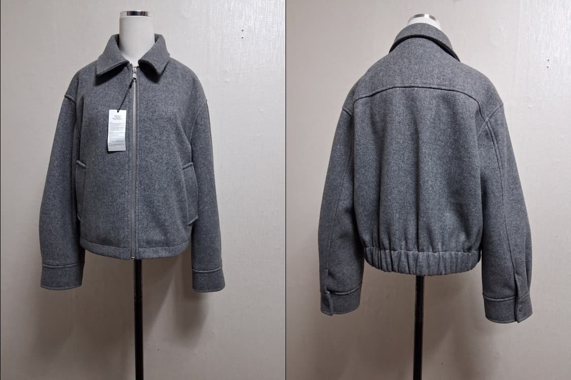 폴햄 그레이 집업 울쟈켓 새상품상태 여성44 55 표기XS 상품이미지1