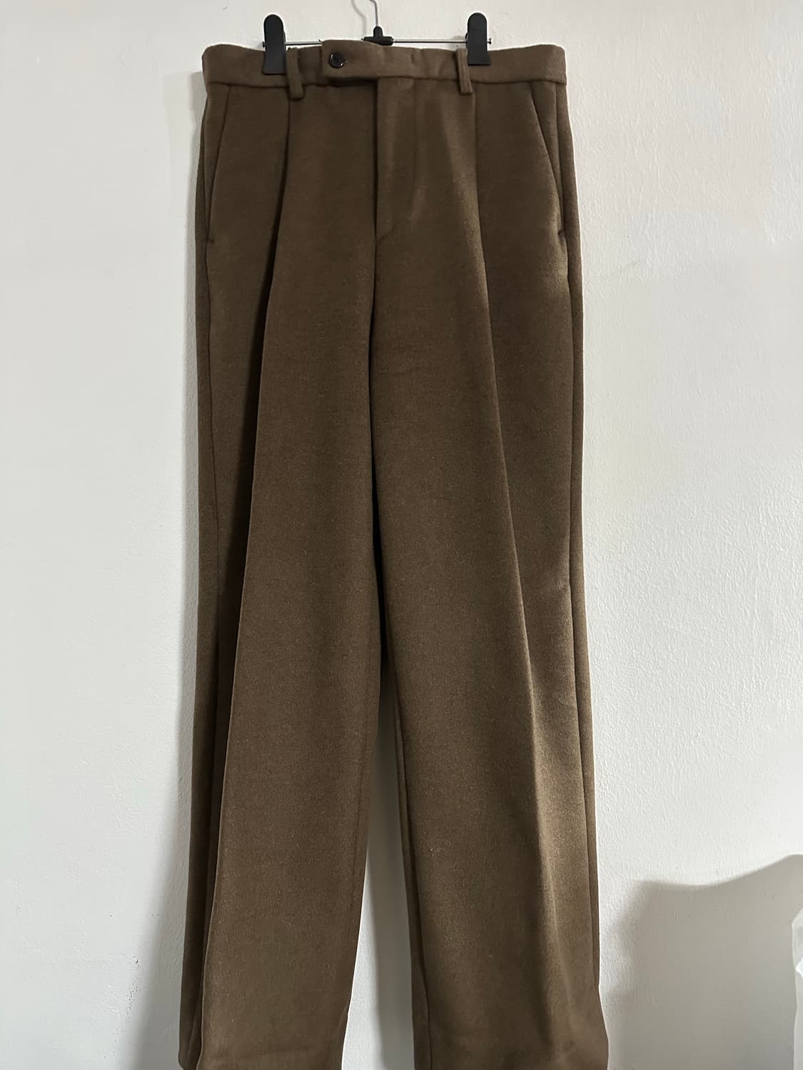 LABEL 라벨 아카이브 모직 울 슬랙스 브라운 4사이즈 상품이미지1