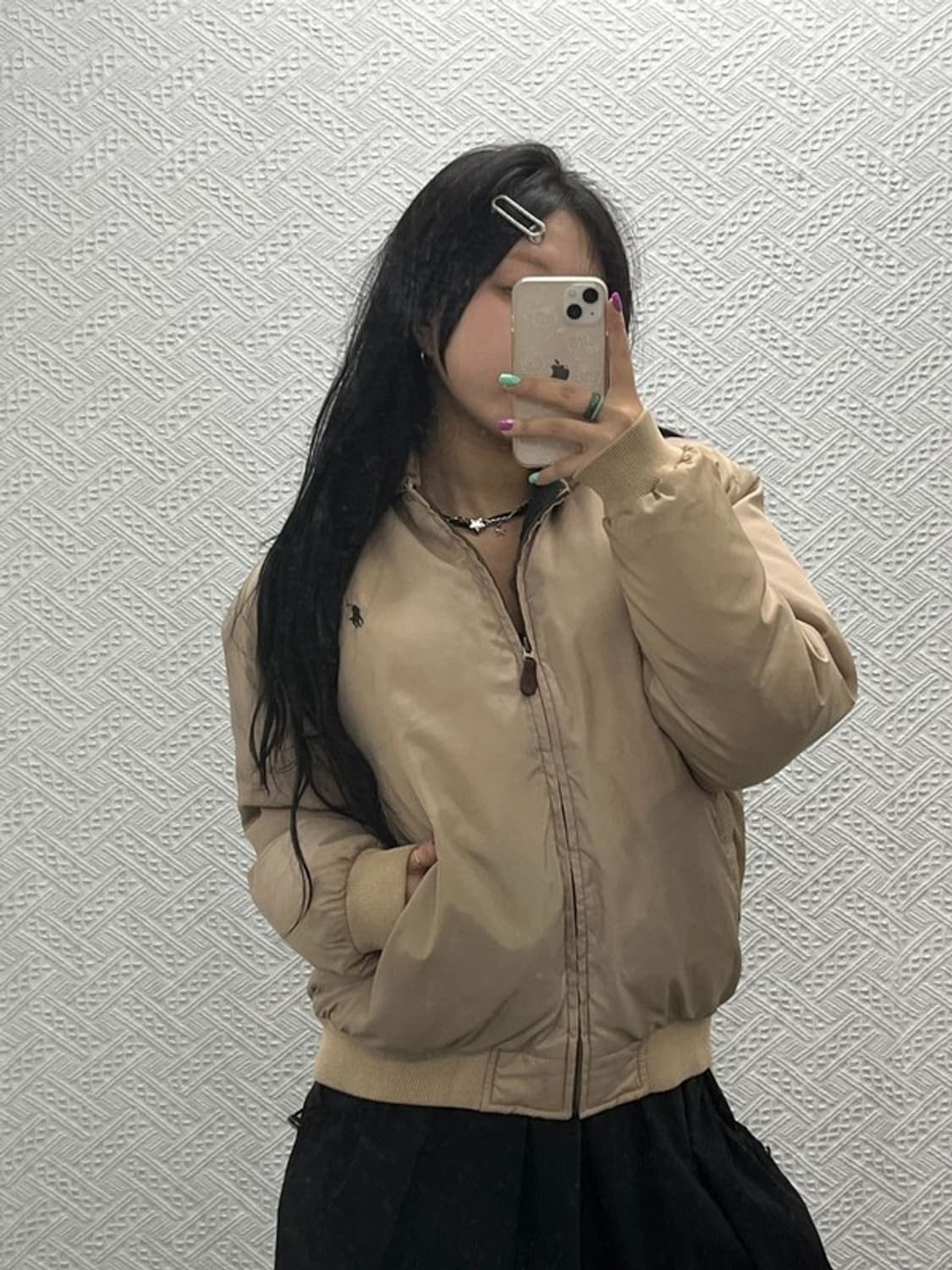 폴로 랄프로렌 90s 올드스쿨 빈티지 파머룩 패딩 점퍼 80 C06735 상품이미지1