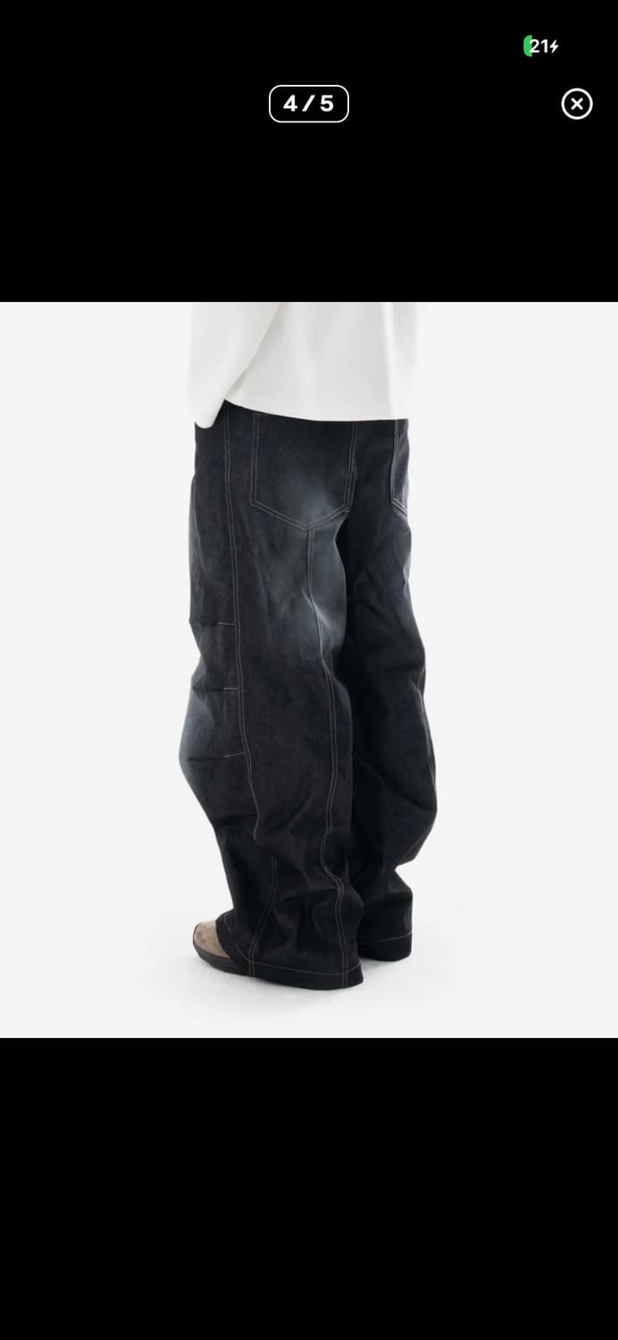 아캄 스프레이드 데님 팬츠 상품이미지4