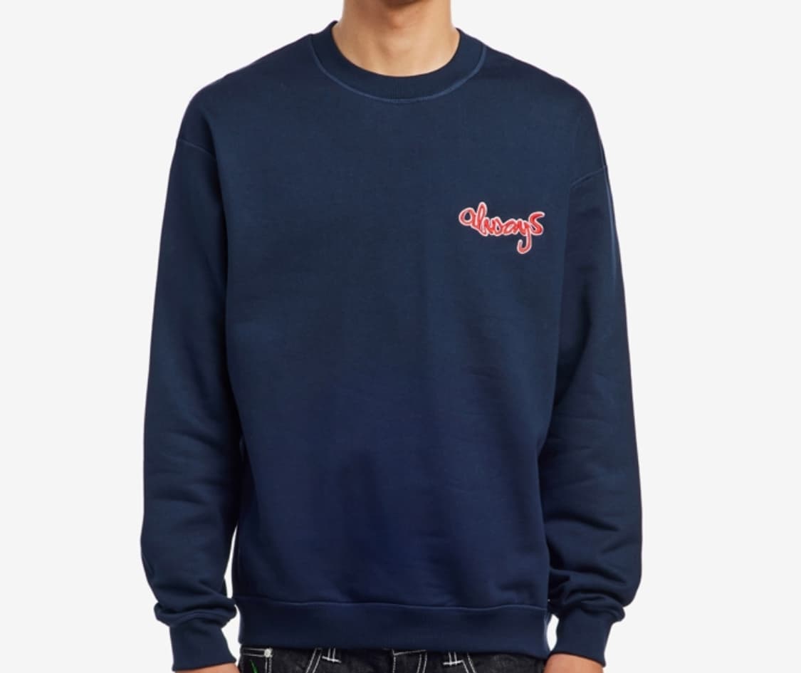 always do what you should do 네이비 맨투맨 상품이미지1