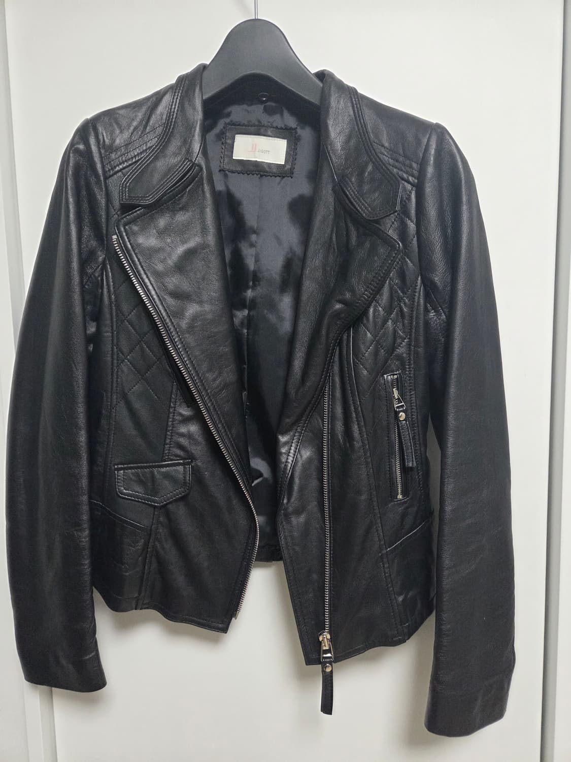 JIGOTT 후드 양가죽 자켓 S-M 사이즈 상품이미지5