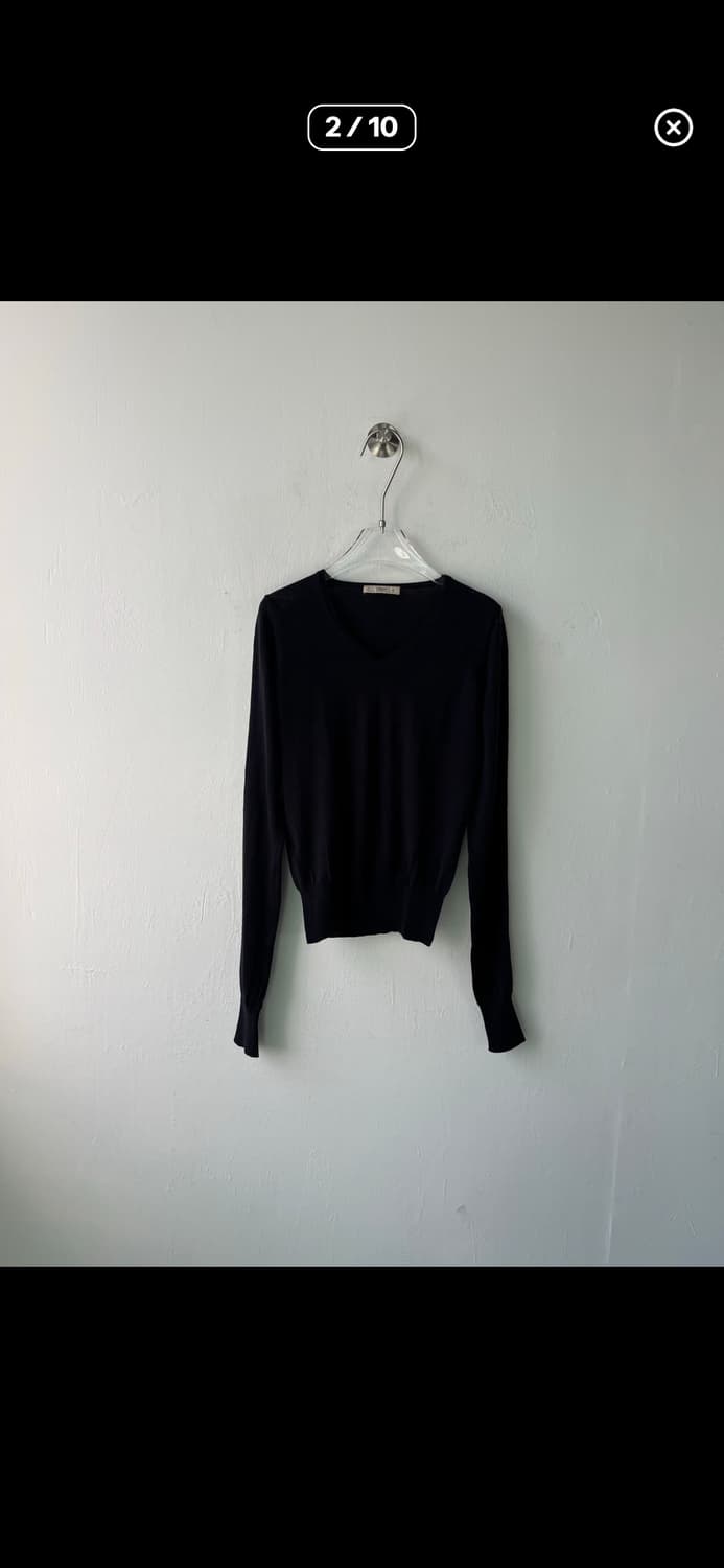 Prada 90s extra fine V-neck 상품이미지2