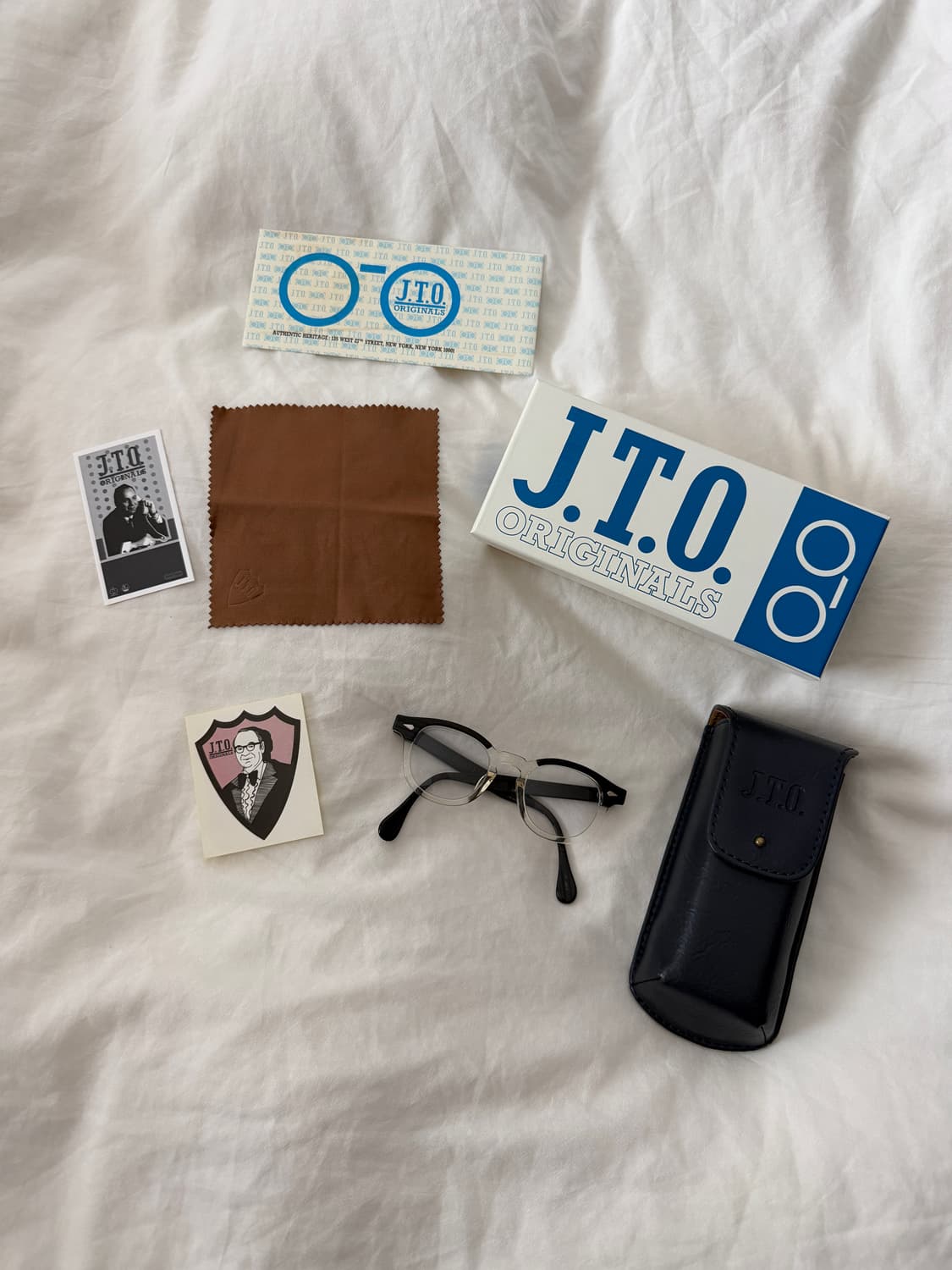 j.t.o 줄리어스타르트옵티컬 아넬 44-22 블랙 우드 패치워크 상품이미지6