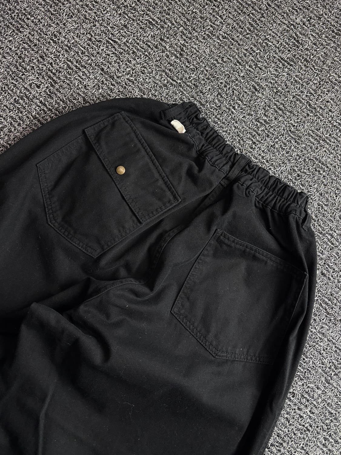 유니폼브릿지 와이드 벌룬 팬츠 블랙 3761 상품이미지5