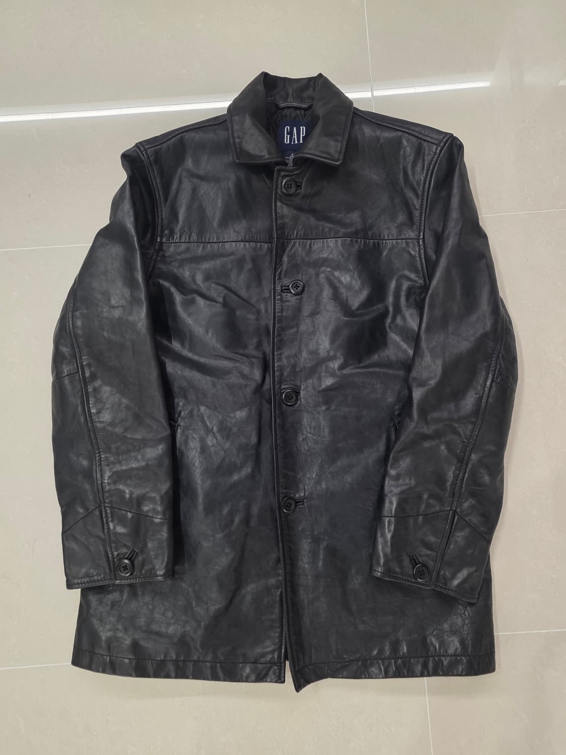 올드 갭 레더 카코트 [S] OLD GAP LEATHER CAR COAT 상품이미지1