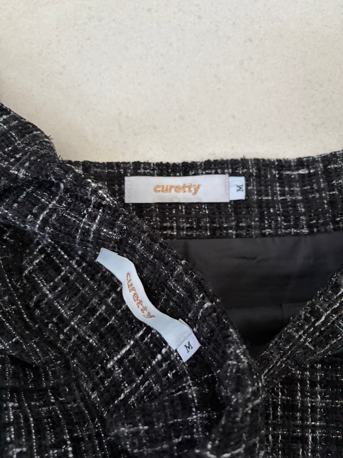 큐리티 트위드 셋업 상품이미지3