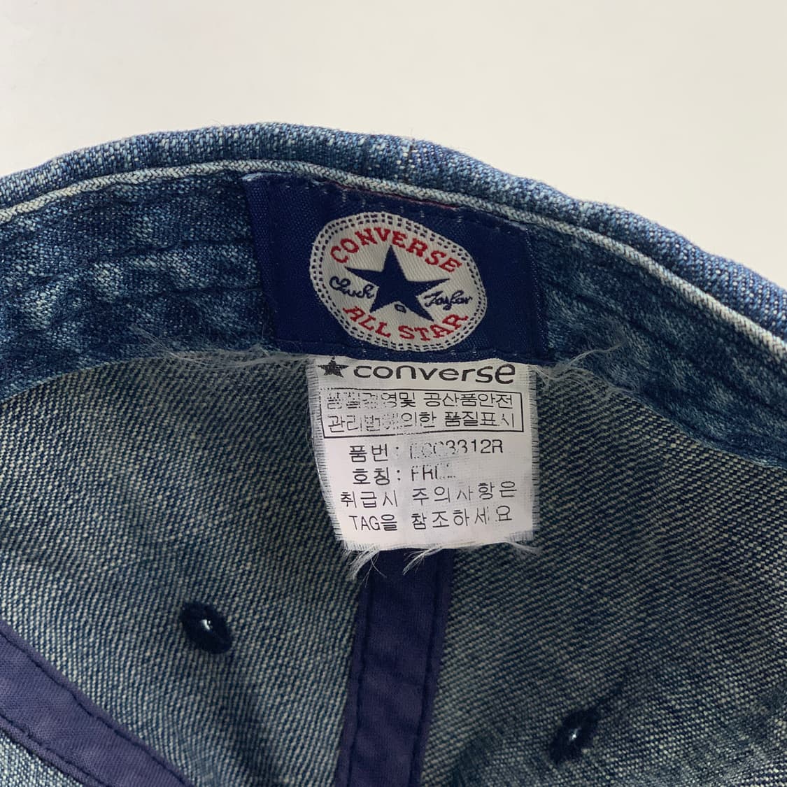 [OS/정품] 빈티지 스프리스 올스타 데님 남여공용 볼캡 상품이미지6