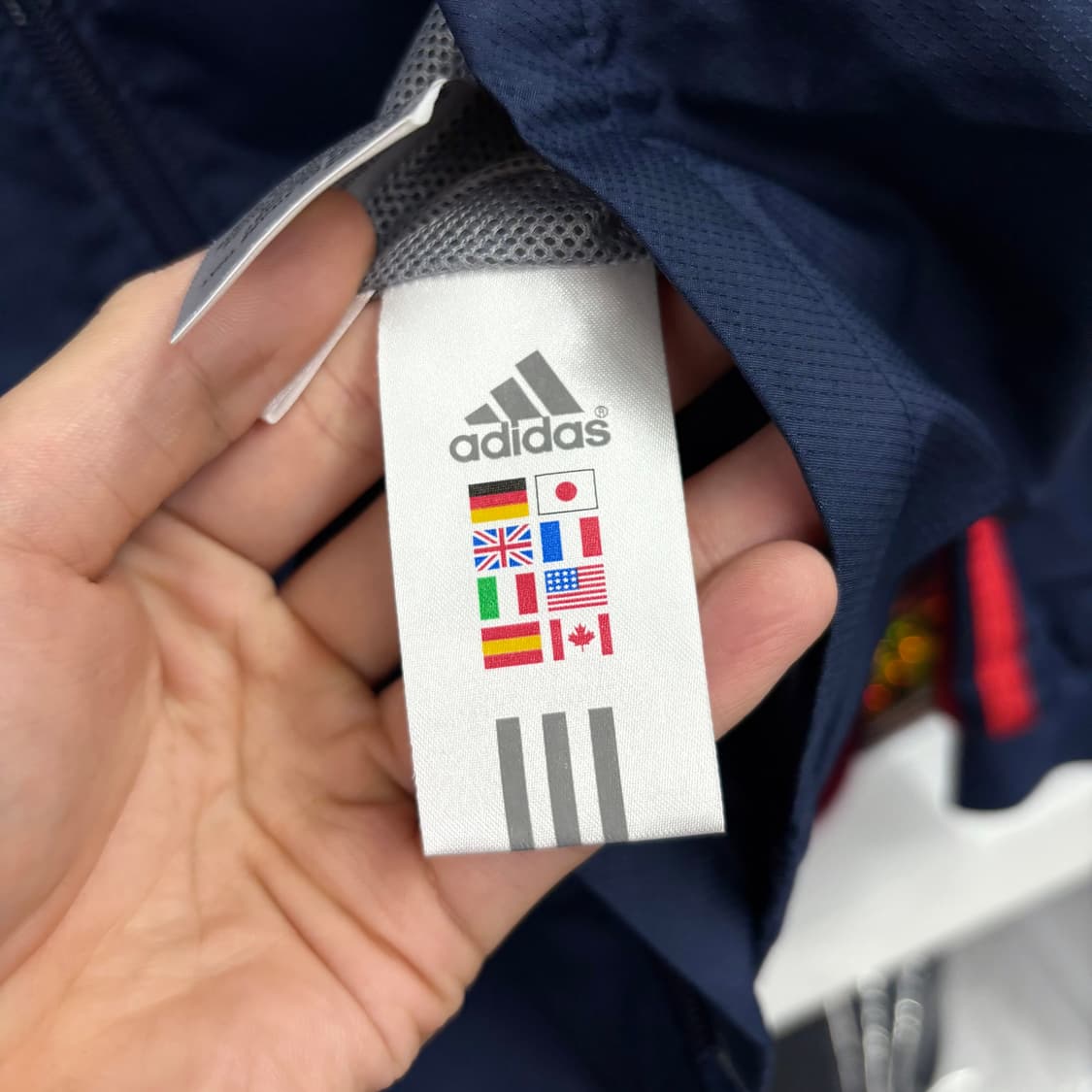 (M) 00s 아디다스 프랑스 바람막이 자켓 상품이미지6