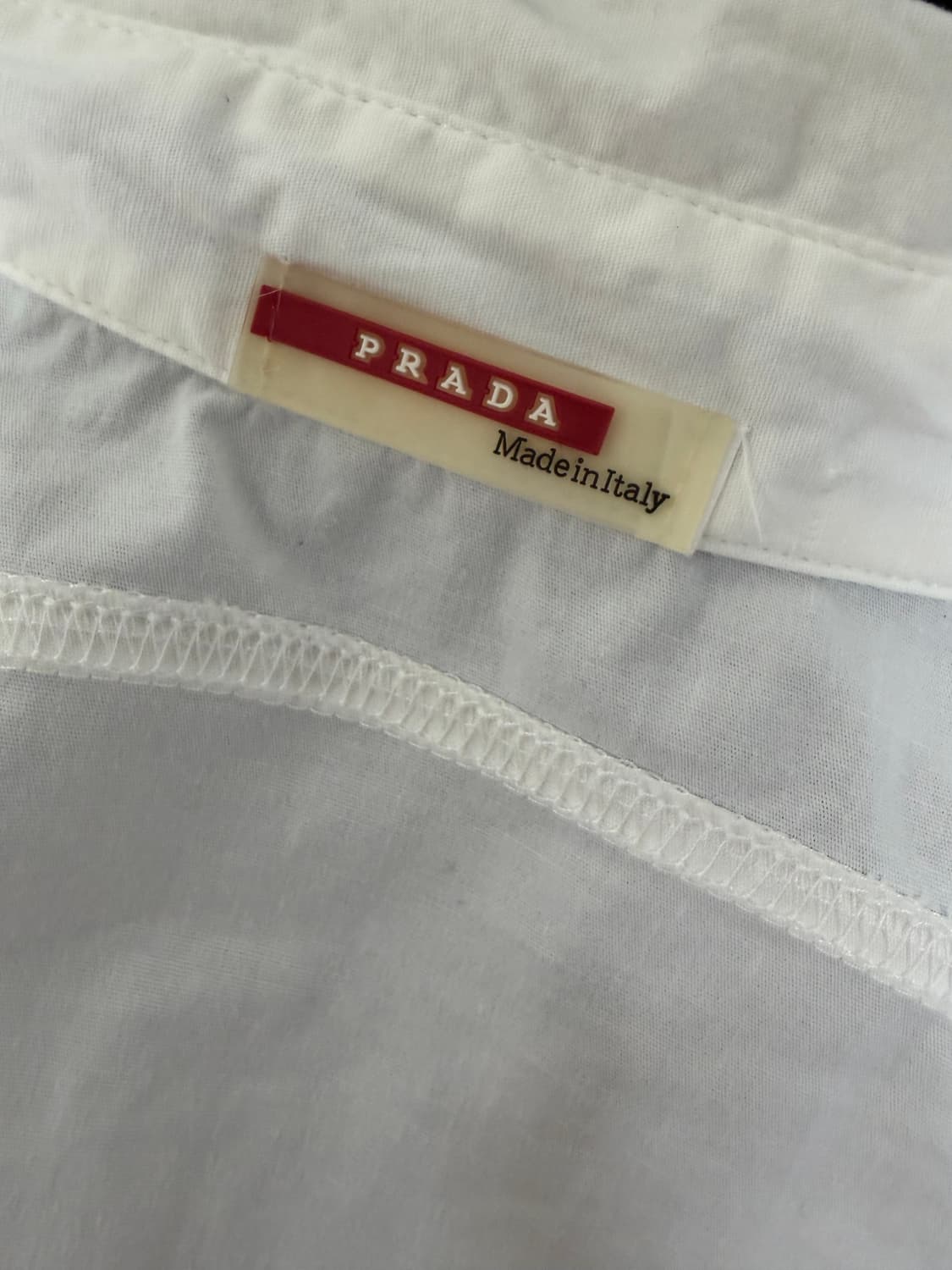 프라다 스포츠 사이드 패치 로고 셔츠 상품이미지3