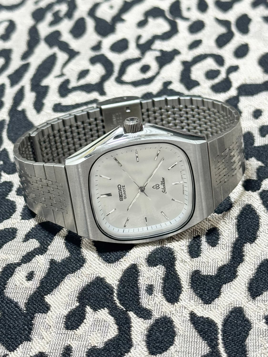 80s 빈티지 세이코 실버웨이브 쿼츠 상품이미지5
