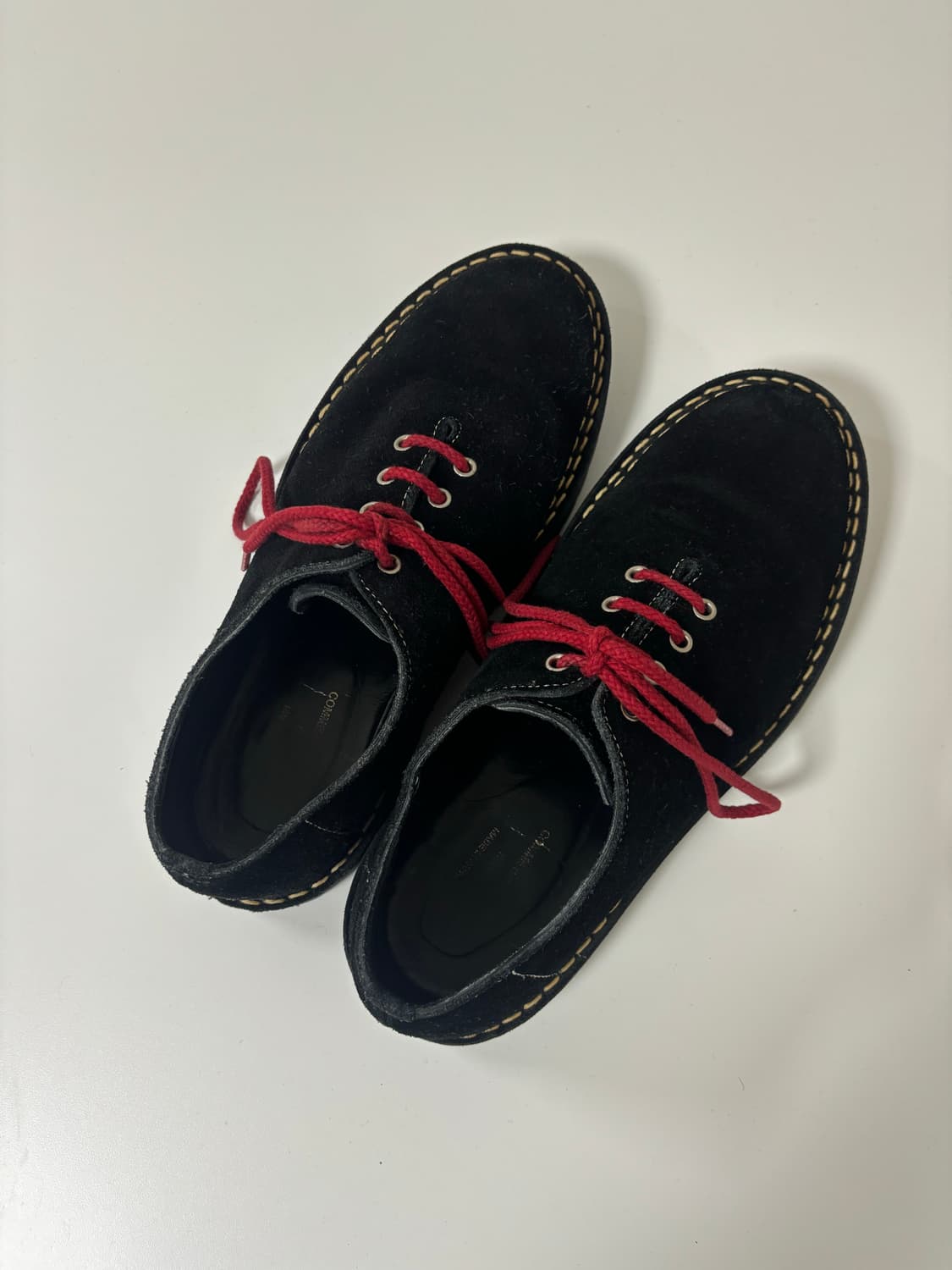 꼼데가르송옴므 스웨이드 스티치 슈즈 상품이미지3