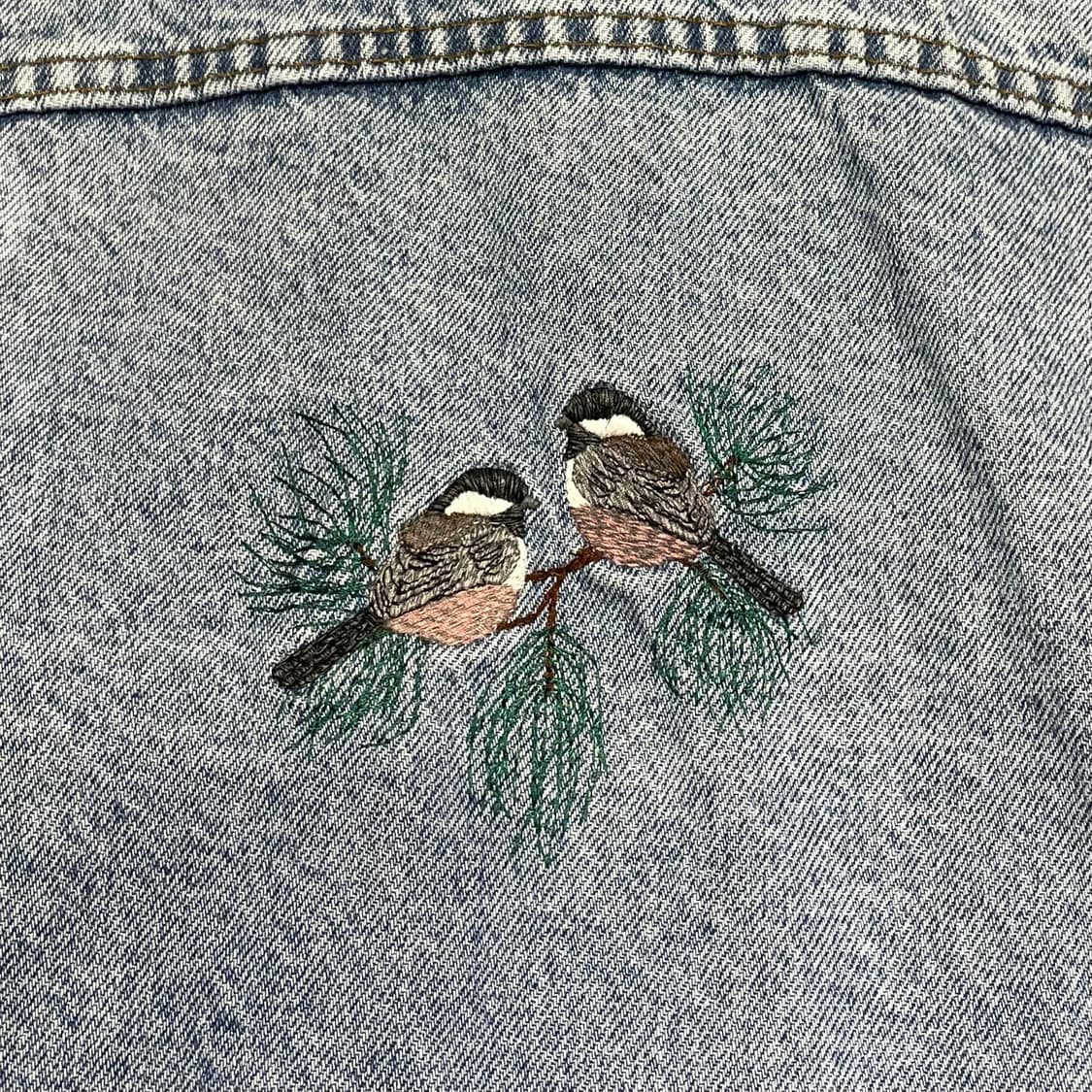 90~00s Levi's 리바이스 자수 트러커 데님 자켓 상품이미지8