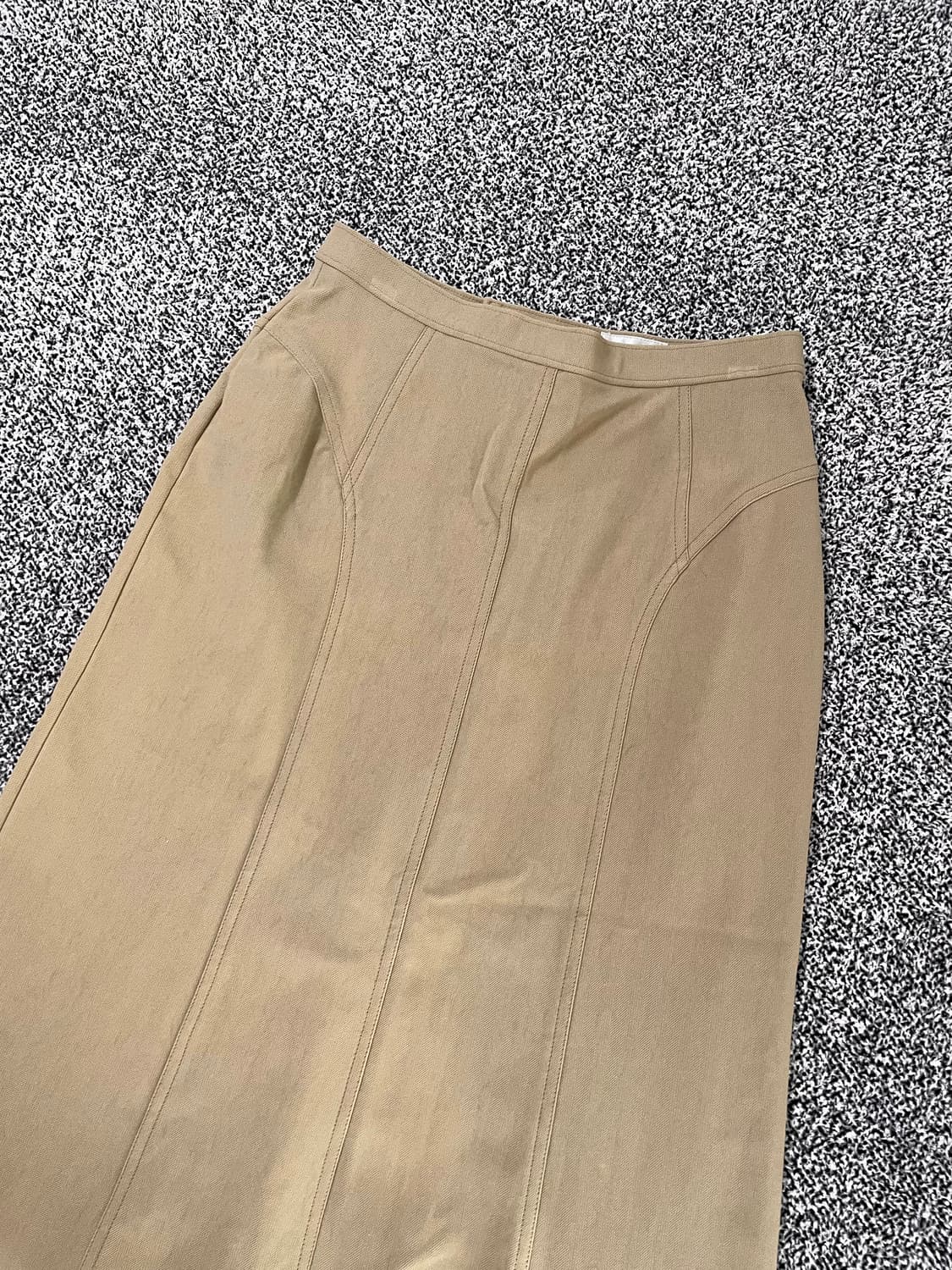 빈티지9. 일본빈티지 BELLUCCI 롱 스커트 플레어 베이지 상품이미지2