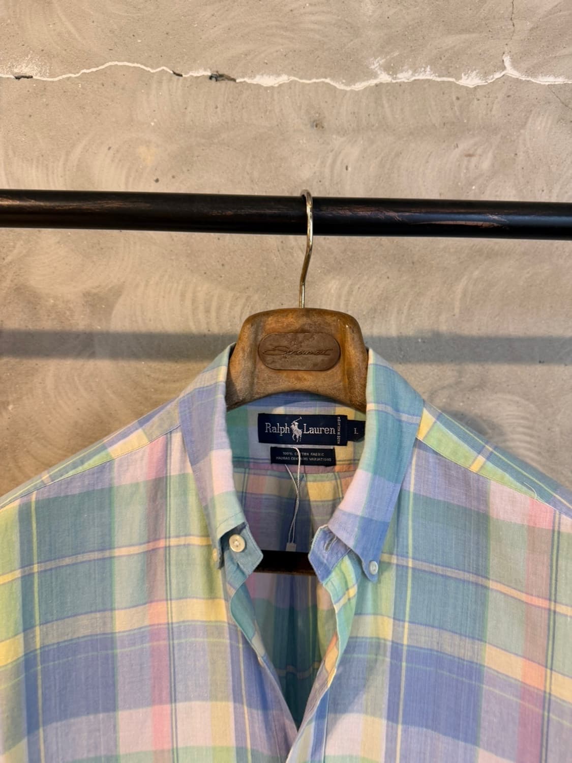 폴로 랄프로렌 마드라스 셔츠 105 상품이미지6