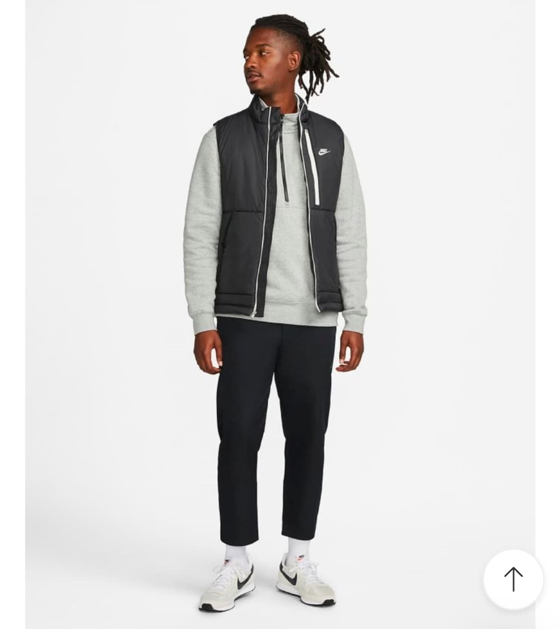 나이키 남성 블랙 면팬츠 36 상품이미지1