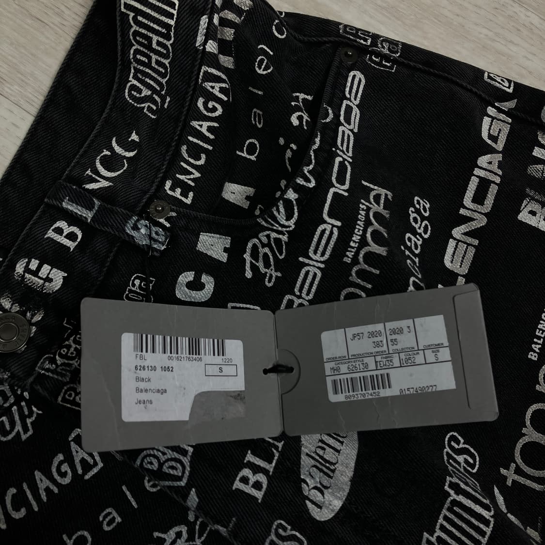 [S] 발렌시아가 tv로고 데님 상품이미지4