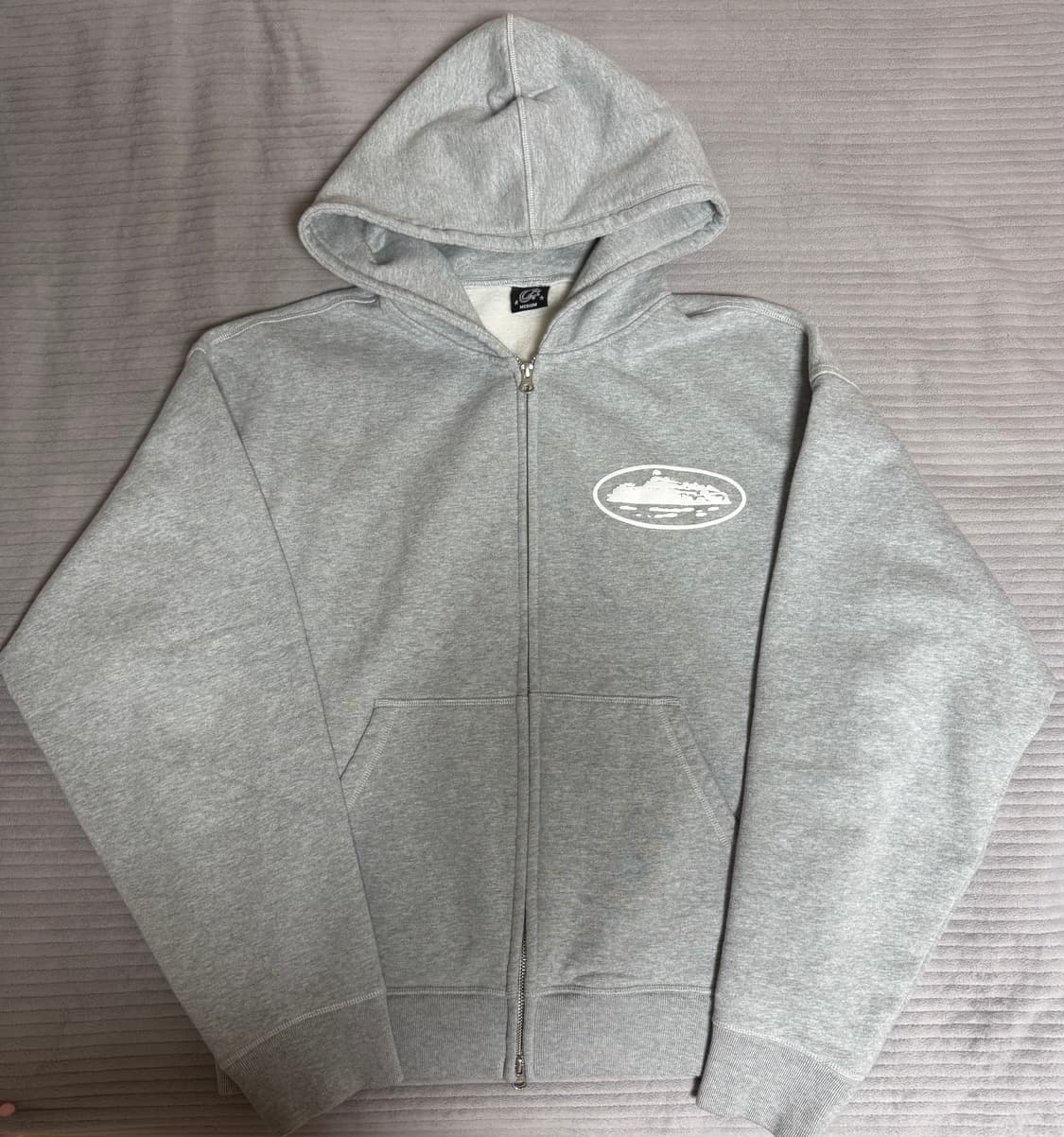 (M) 코르테이즈 아일랜드 퍼프 프린트 후드집업 상품이미지1