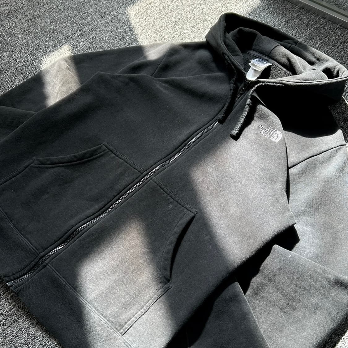 노스페이스 블랙 기모 후드집업  상품이미지3