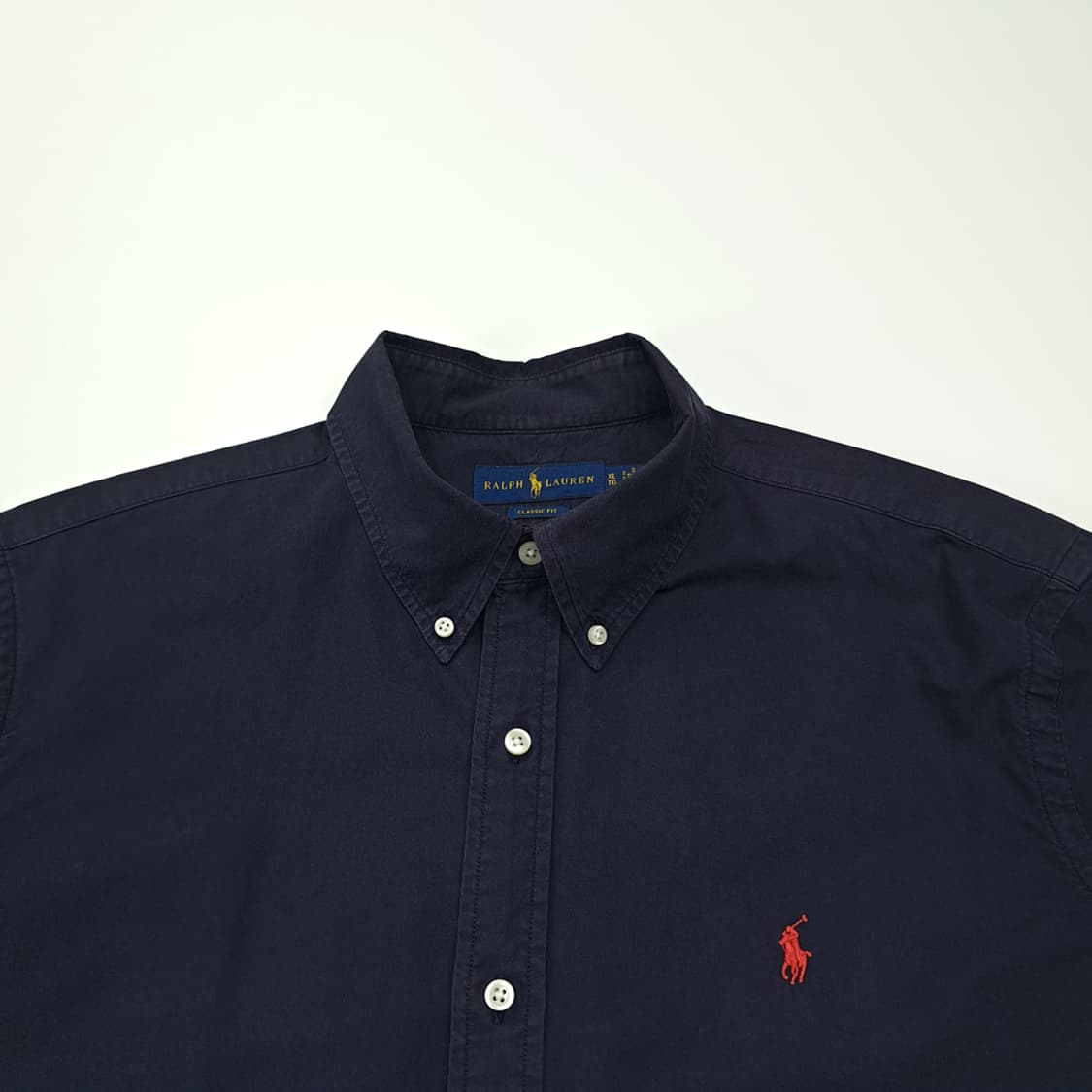 CL526 XL 폴로 코튼 버튼다운 다크네이비 셔츠 남방 상품이미지2