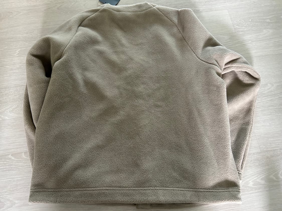 유니클로 니들스 플리스 오버사이즈 가디건 베이지 S사이즈 상품이미지2