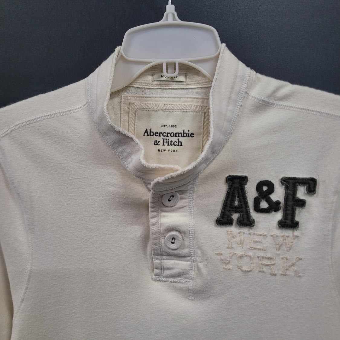 Abercrombie 아베크롬비 빈티지 Y2K 헨리넥 셔츠  상품이미지2