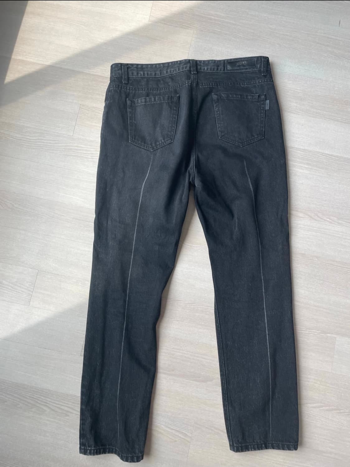 준지 블랙데님 흑청 스트레이트핏 50 상품이미지2