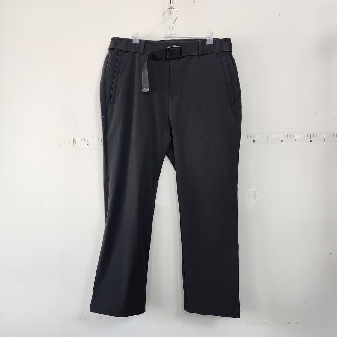 K2 블랙 벨트 바지 남성 상품이미지1