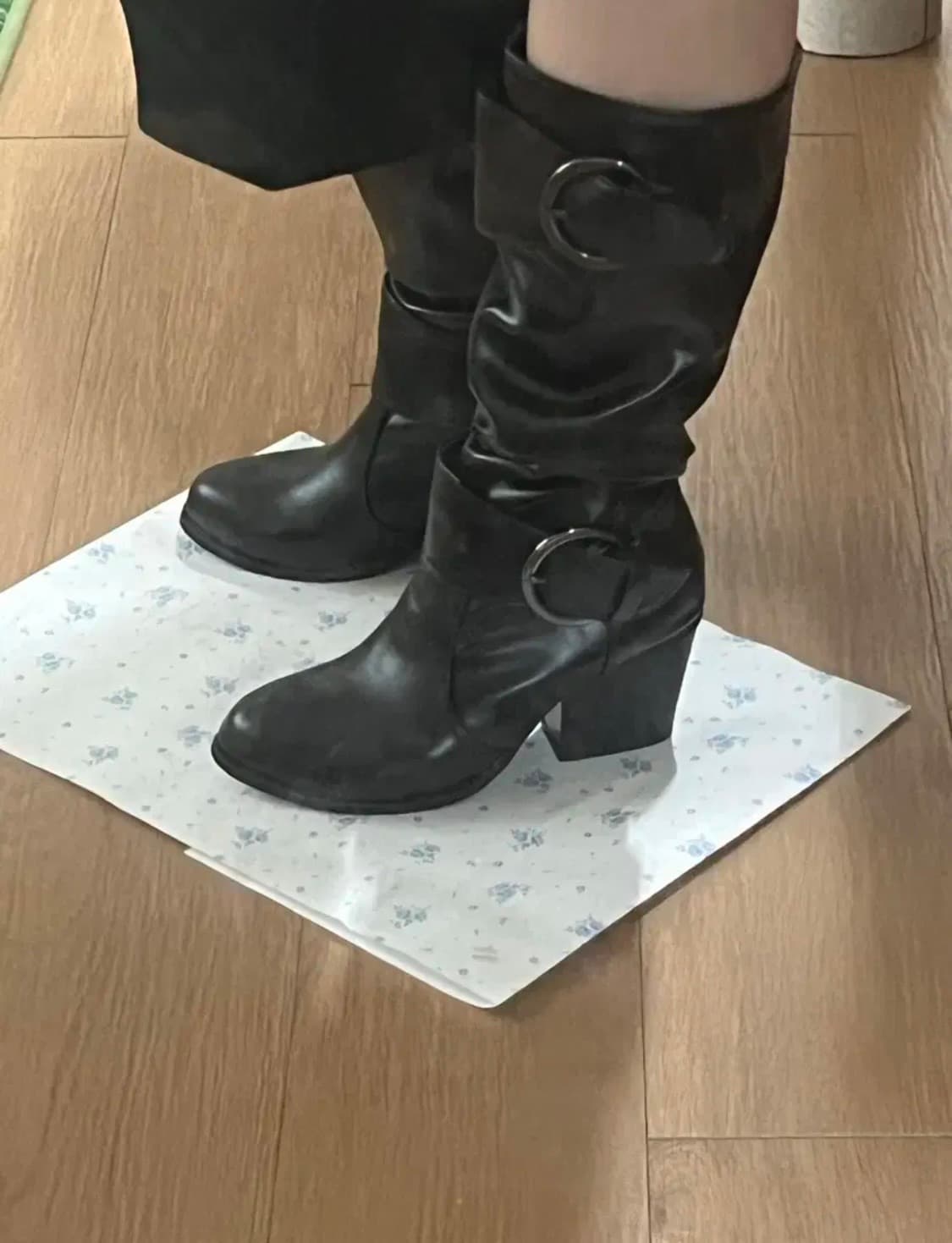 버클 벨트 부츠 235-240 상품이미지3