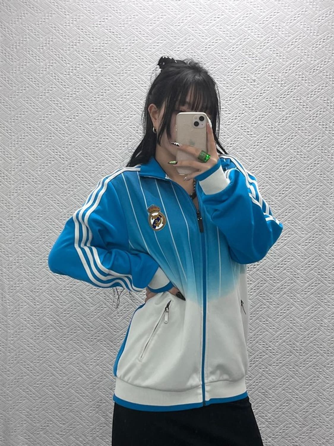 아디다스 레알마드리드 올드스쿨 빅사이즈 져지 집업 115 C08639 상품이미지2