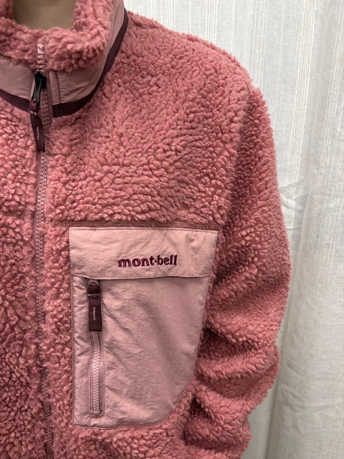 몽벨 인디핑크 양털 플리스 후리스 자켓 상품이미지3