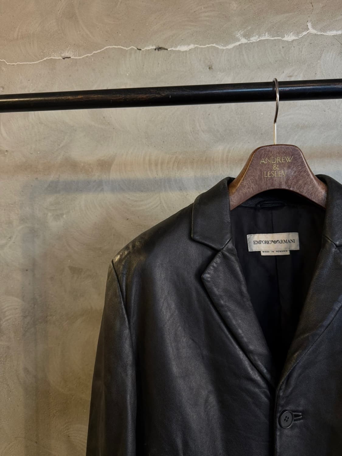 엠포리오 아르마니 레더 자켓 100 상품이미지5